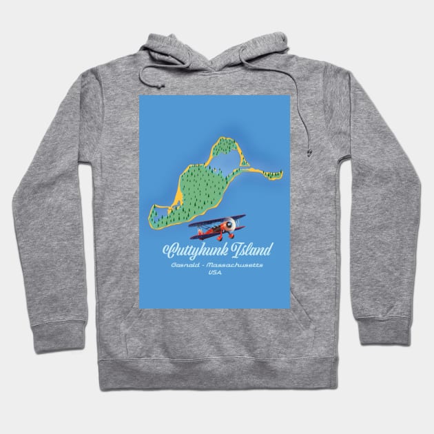 Cuttyhunk Island Gosnold, Massachusetts Hoodie by nickemporium1